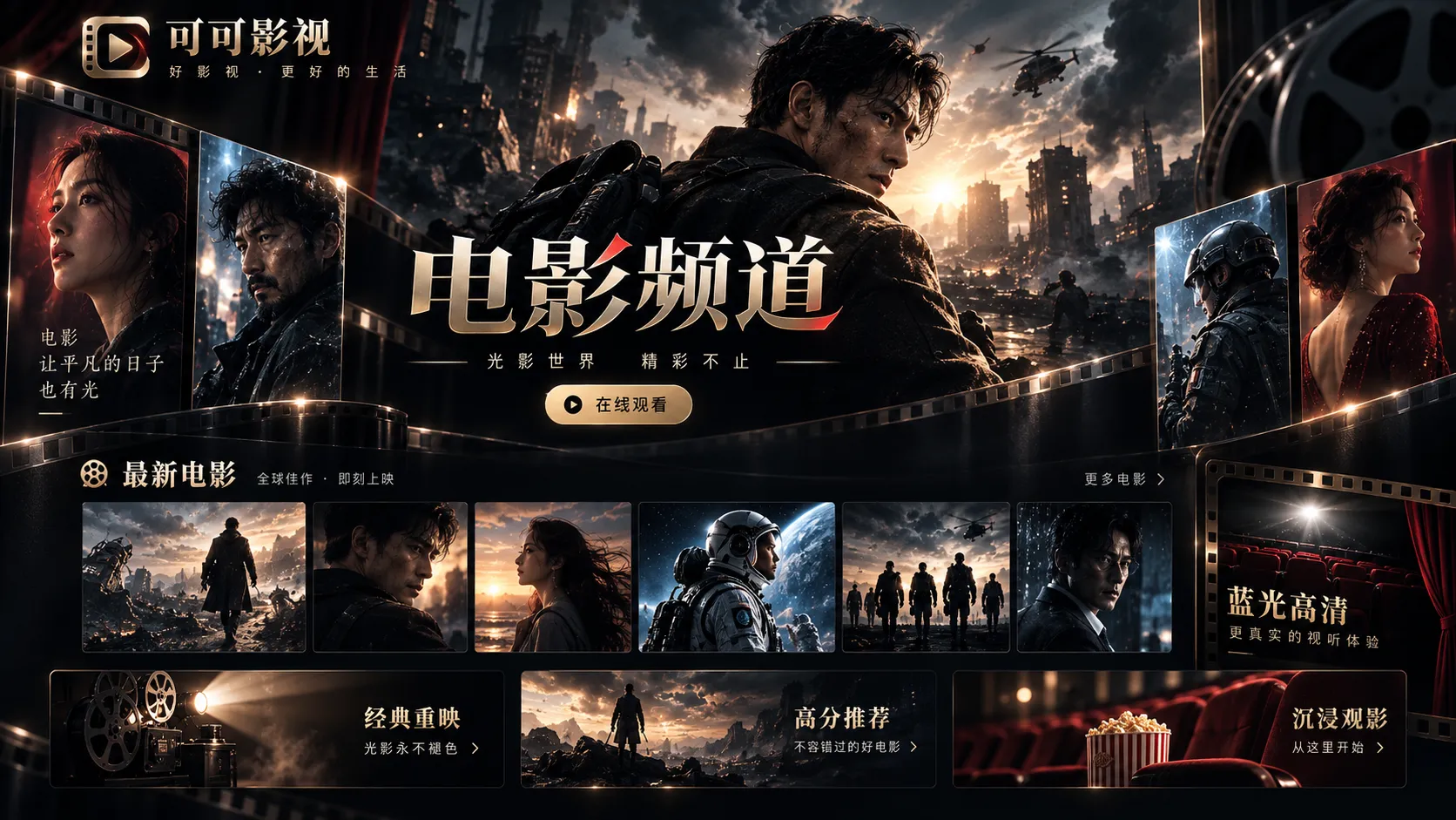 影院导览：先选氛围，再选题材